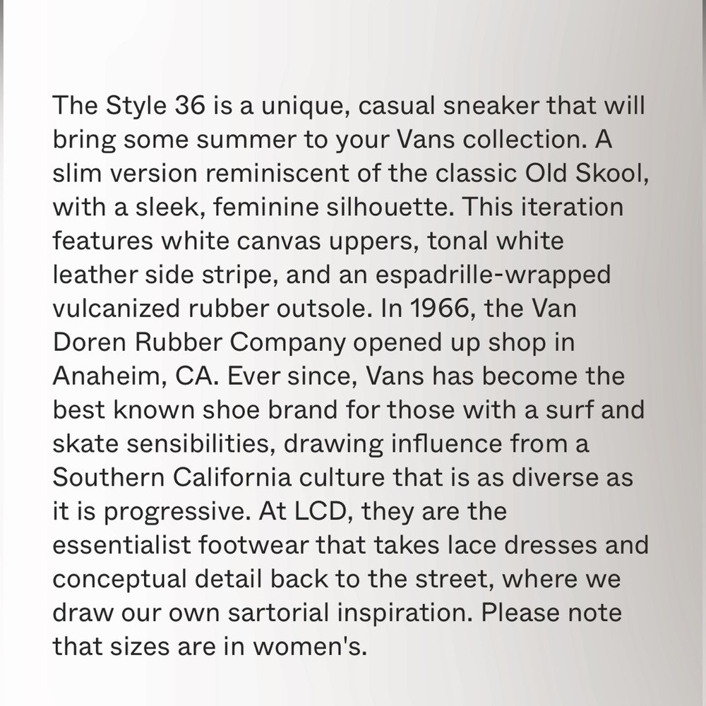 Old Skool VANS STYLE 36 DECON ES ESPADRILLE FRAYED WHITE JUTE GUM SOLE - Picture 2 of 4